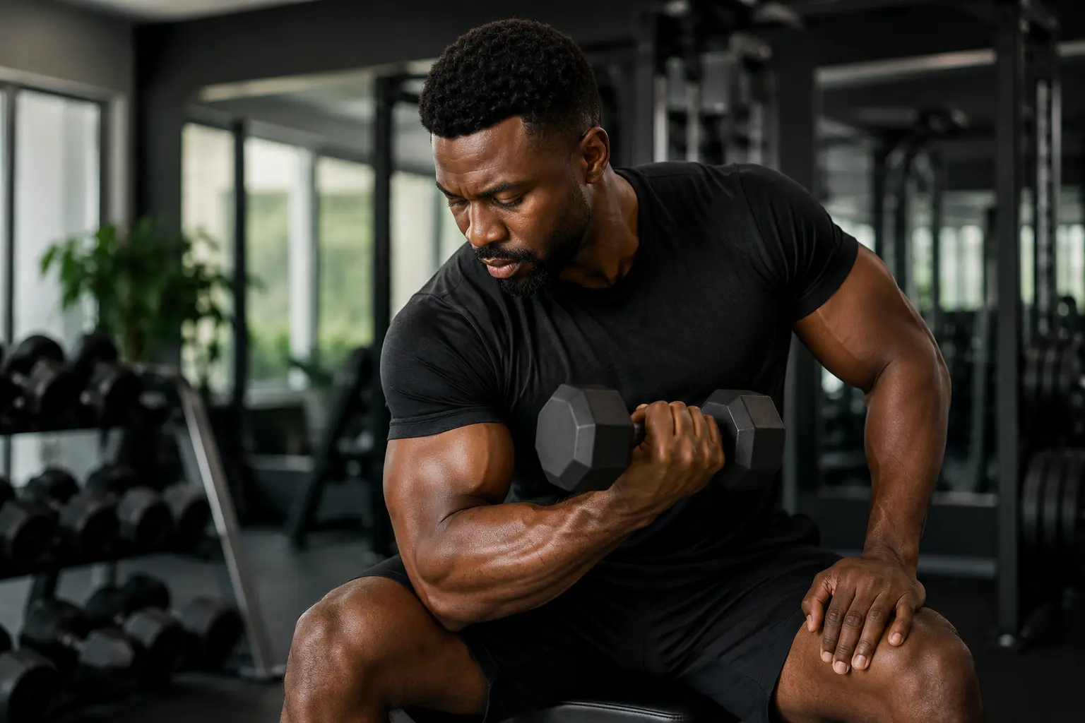 Muscle growth and fat loss representing TRT body composition benefits at Tactus Health Georgia